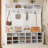 Hall Tree 63'' Wide with Bench and Shoe Storage