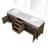 Double Bath Vanity with Mirrors