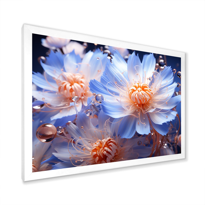Impression sur toile Dreamy Mauve, H 30 po x l 40 po x P 1,5 po, Cadre simple blanc
