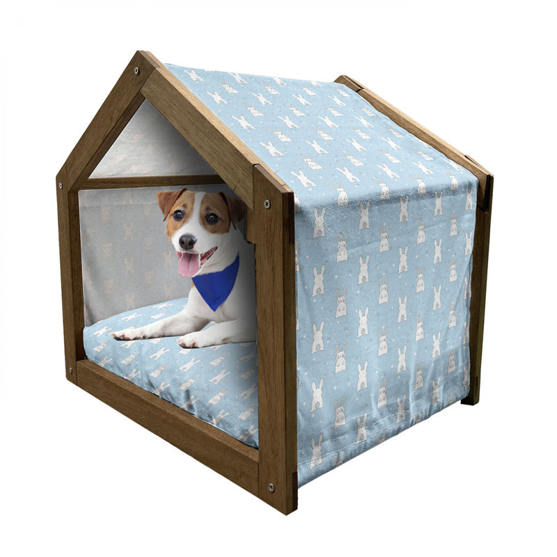 Niche pour chien en bois, H 22,44 po x l 23,62 po x P 17,72 po