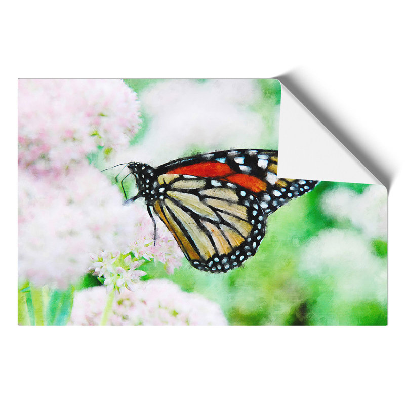 Monarch Butterfly Painting - Frameless Print, 42cm H x 59cm W x 0.1cm D