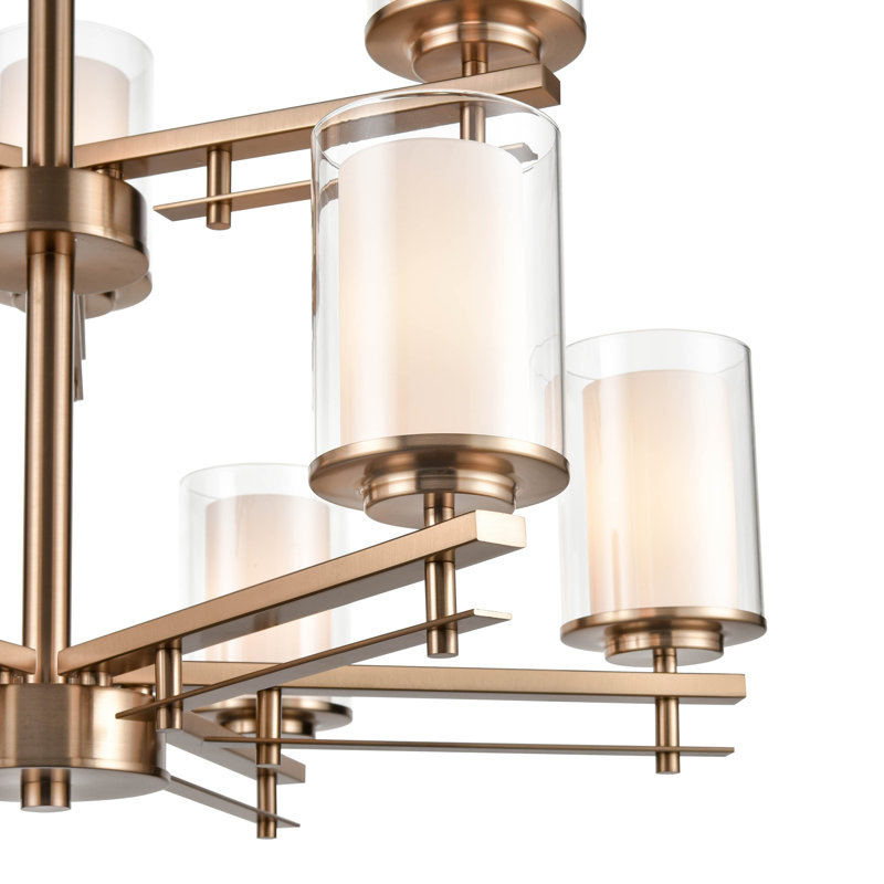 Huderson 9 - Light Steel Chandelier