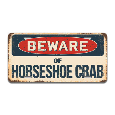 Cadre en aluminium Beware of Horseshoe Crab