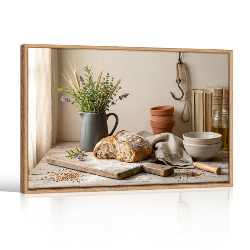 Rustic Bakery, reproduction d'art sur toile, ensemble de 1, Naturel, 18"H x 24"W