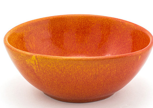 Four 28 oz. Bol à soupe, Orange sanguine