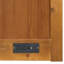 Queen Solid Wood Murphy Bed with Built-In USB Charging Station and Geometrical Decoration Panel-971686098