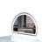 Bedroom 39" Makeup Vanity With Lighted Mirror & Drawer, White. Curved Corners . Sufficient Storage For Beauty Essentials. And Comfortable. Easy To Assemble