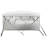 Vidaxl 4-Bow Bimini Top With Mesh Sidewalls 95.7X(90.6-96.1)X53.9"-113030686-113030692