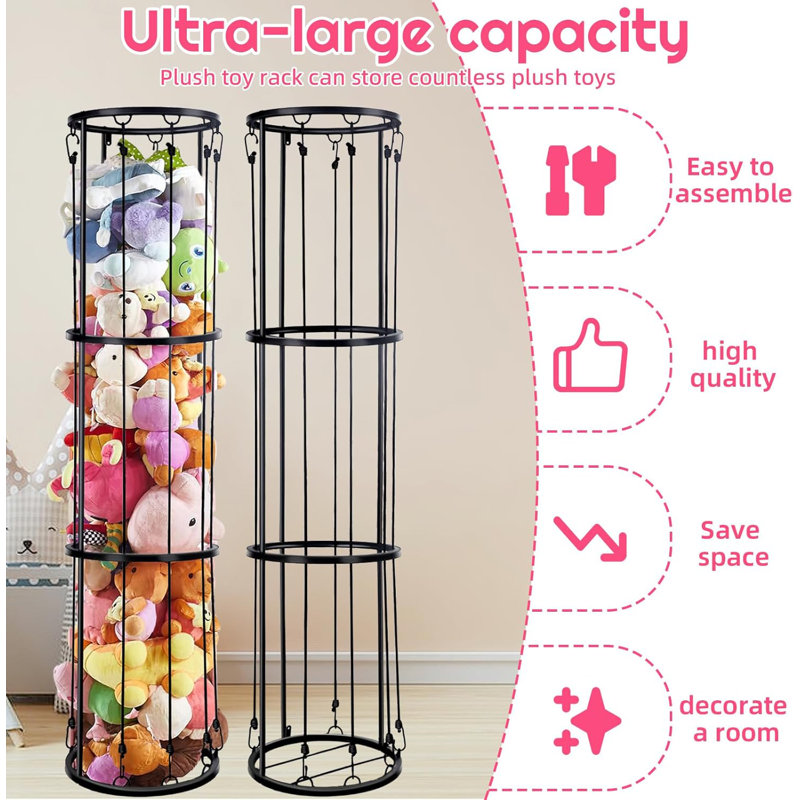 Metal Stuffed Animal Storage Holder