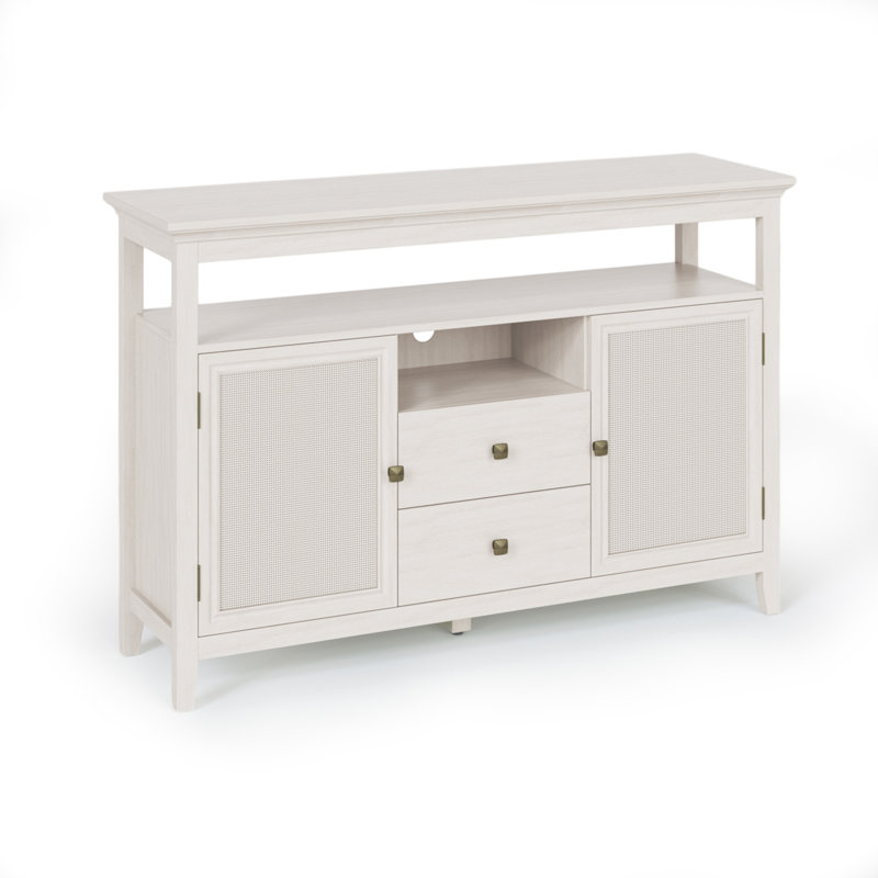 52.8" Rattan Sideboard