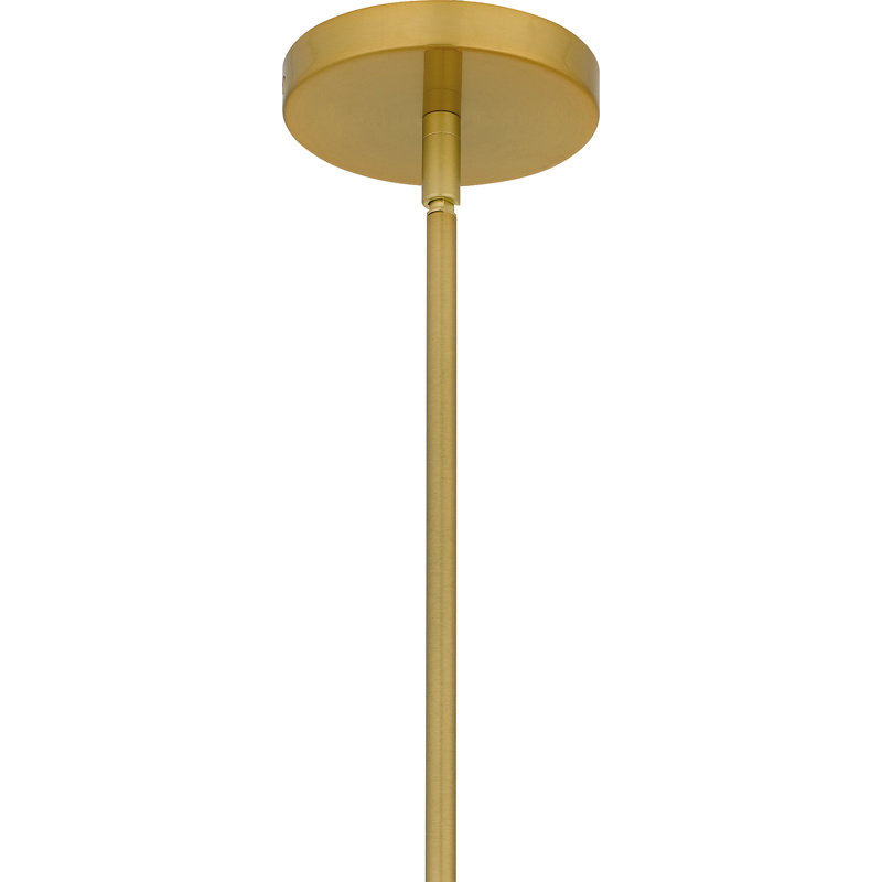 Lustre en or brossé 5 lumières Krenek