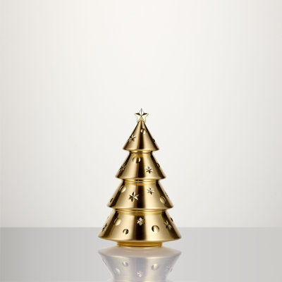 Standing Tree Golden Ornament Medium