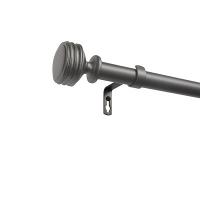 Robillard Adjustable 1" Single Curtain Rod
