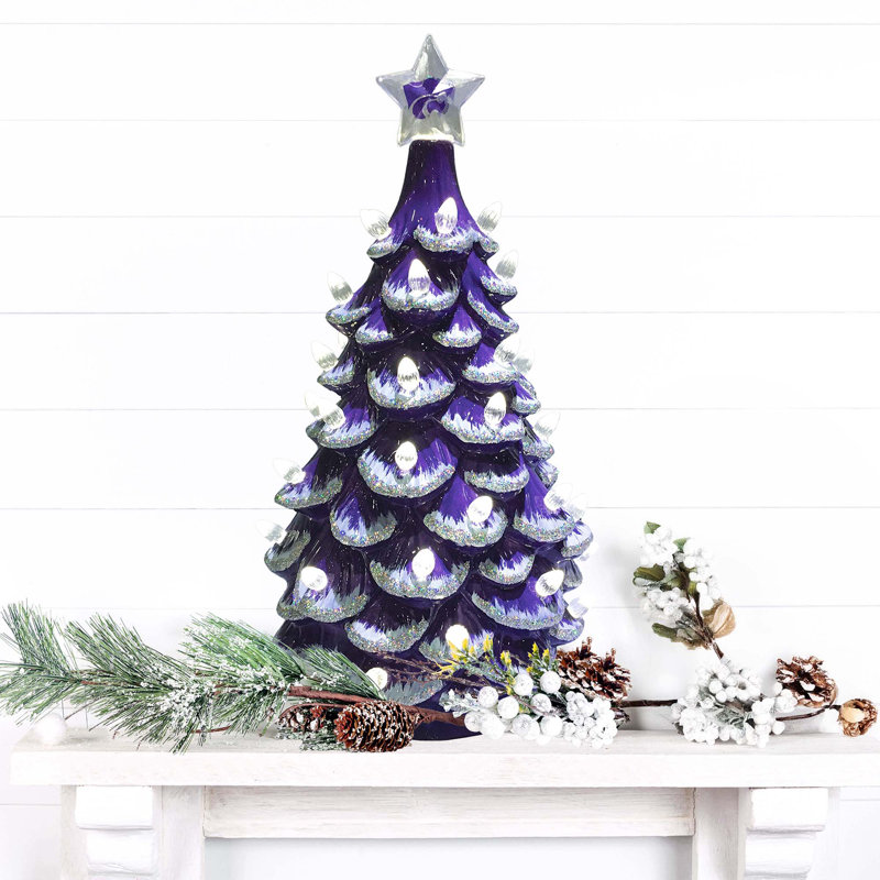 Arbre en céramique NCAA College Spirit, Wildcats de Kansas State