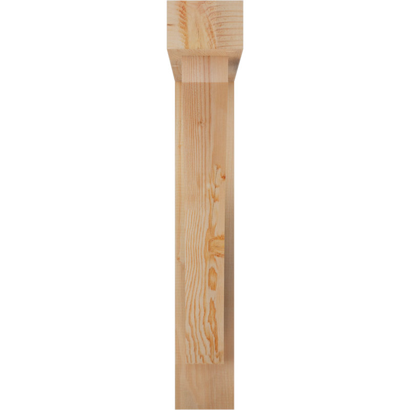 Support de bloc Thorton avec entretoise décalée, 24 x 30, Sapin Douglas de l 5 1/2 po (lisse)