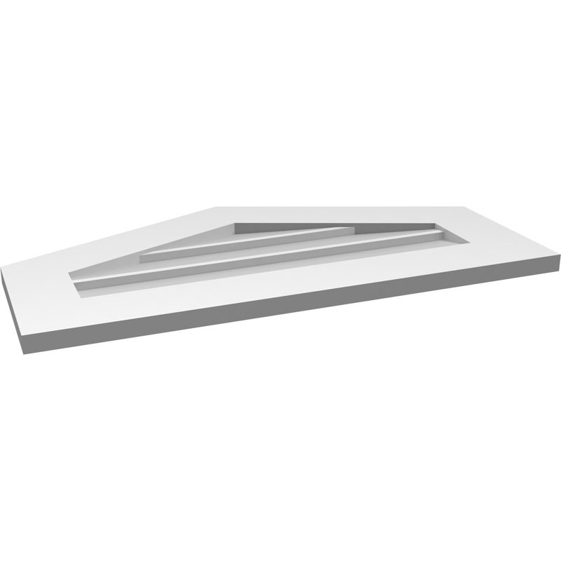 Ventilateur à pignon non-fonctionnel Signature, H 16 po x l 30 po x P 1 po, Brai 5/12