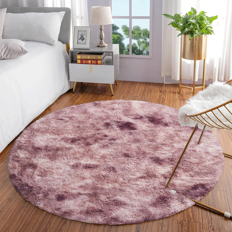Alexxis Standard Shag 120cm X 120cm Area Rug
