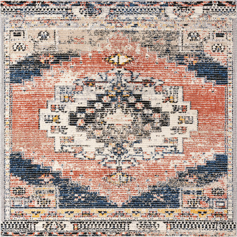 Tucson Geometric Indoor Rug, Square 8'