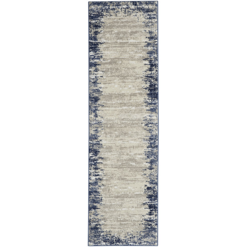 Tapis ivoire Madlyn, Tapis de couloir 2 pi 2 po x 7 pi 6 po