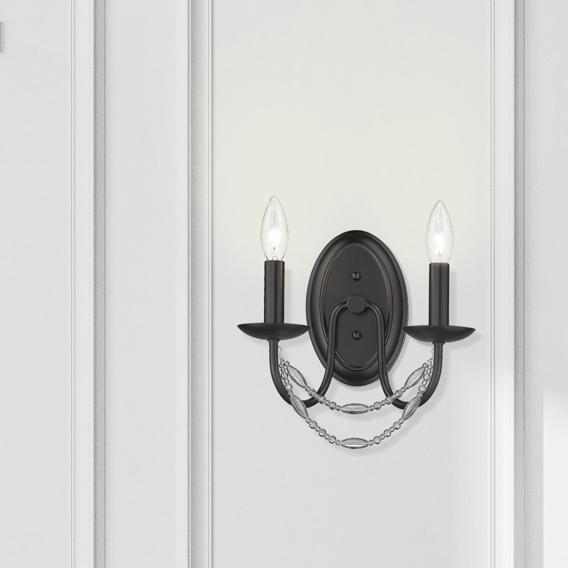 Luminaire à intensité variable 2 lumières MBAGAYA, Noir mat