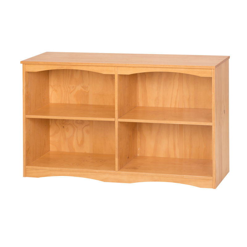 Beedle Solid Wood Pine Bookcase, 30.5" H x 36" W x 12" D, Natural