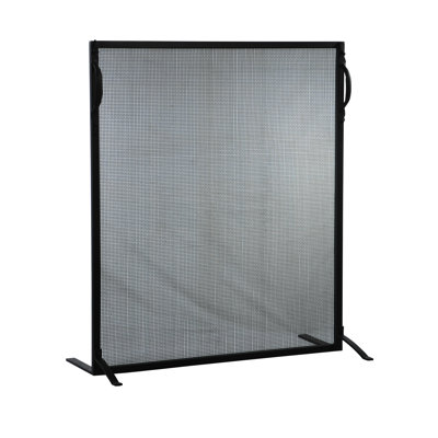 Single Panel Fireplace Screen