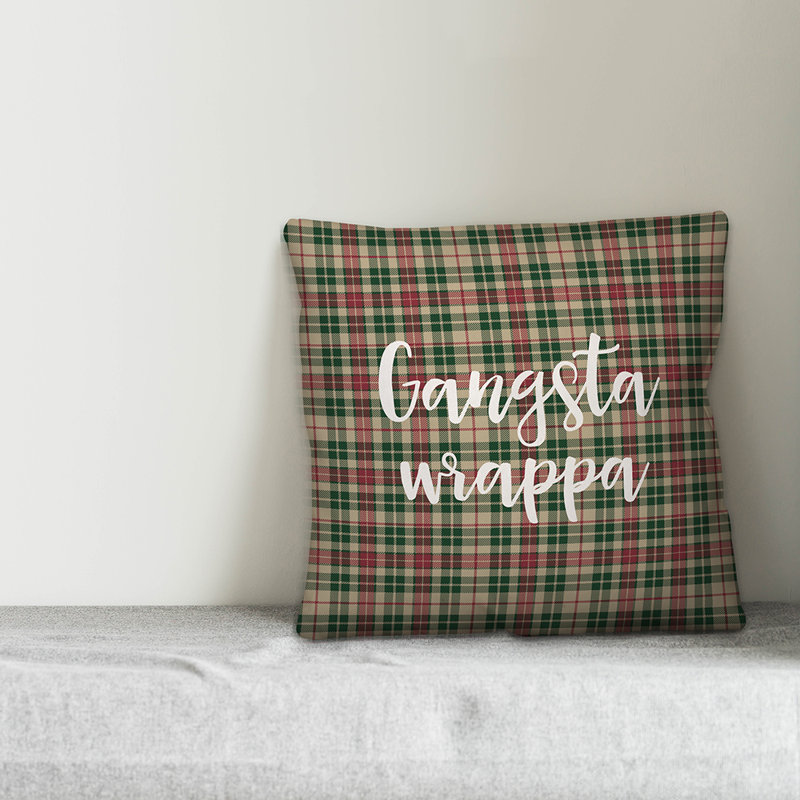 Plaid Throw Pillow, Pillow Cover