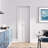 1-Lite Core Manufactured Wood Prefinished Pivot Doors with Hardware Kit-92689580