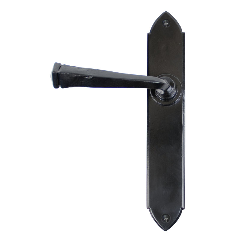 Gothic Latch Door Handle, Black