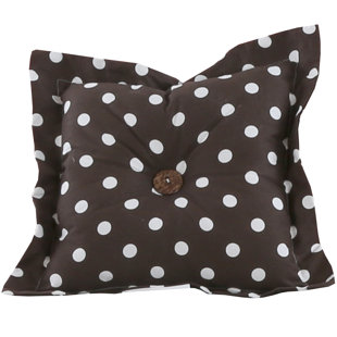Houndstooth Cotton Throw Pillow