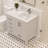 Rooh 36 Bathroom Vanity Set with White Quartz Countertop and Brass Faucet-87758926