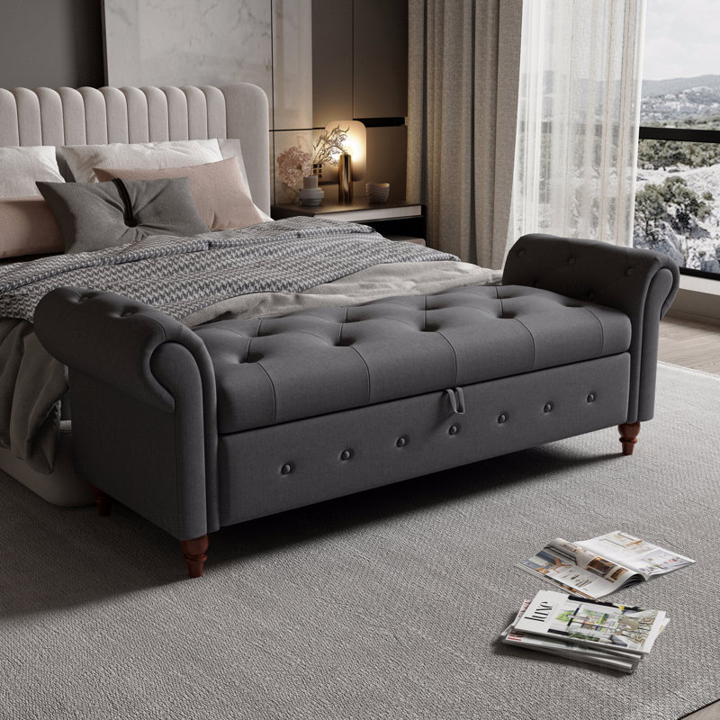 Bed Bench, Grey
