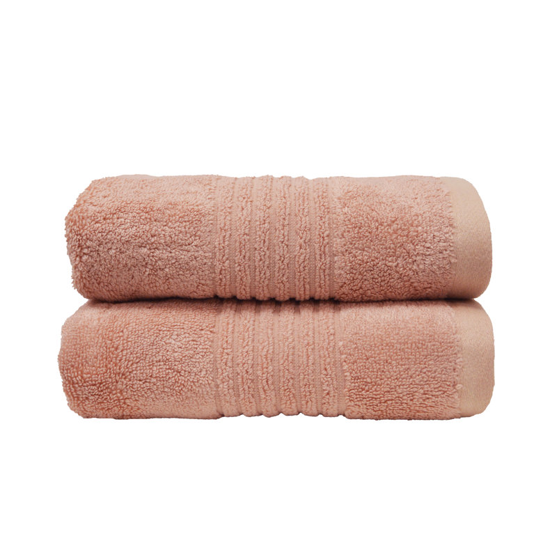 Ultrasoft Sustainable Bamboo Bath Towel Set, Pink