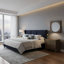 Miroir mural carré en rotin - foncé par Stanley Furniture-122481397