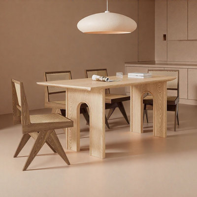 Solid Wood Round Dining Table