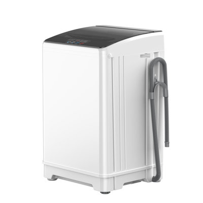 3.0 Cu.ft/18lbs Portable Compact Washing Machine With Drain Pump Grey