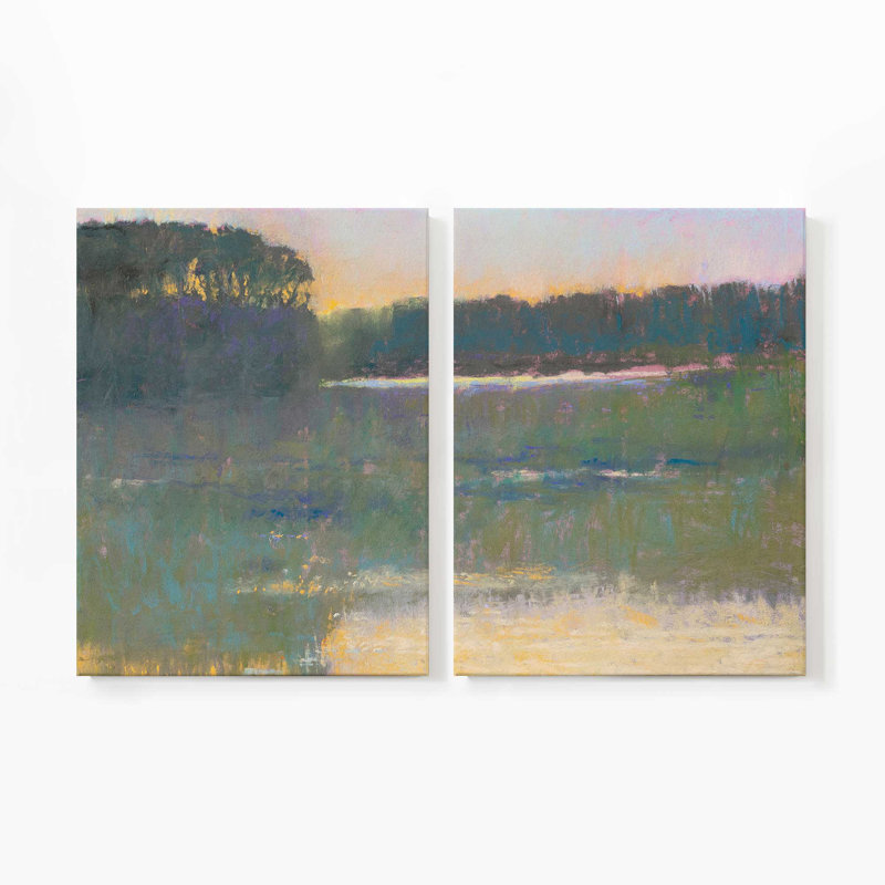 Mystères de la basse-cour | Impression sur toile 2 panneaux, H 36 po x l 54 po