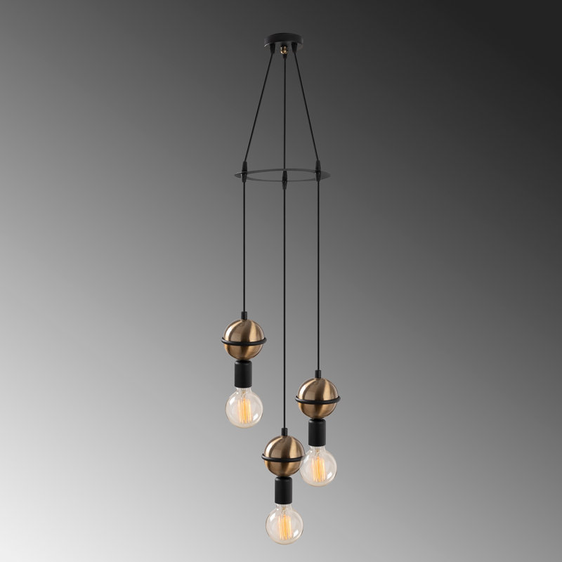 Luminaire suspendu à 3 lumières Felice