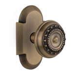 Cottage Plate with Meadows Door Knob