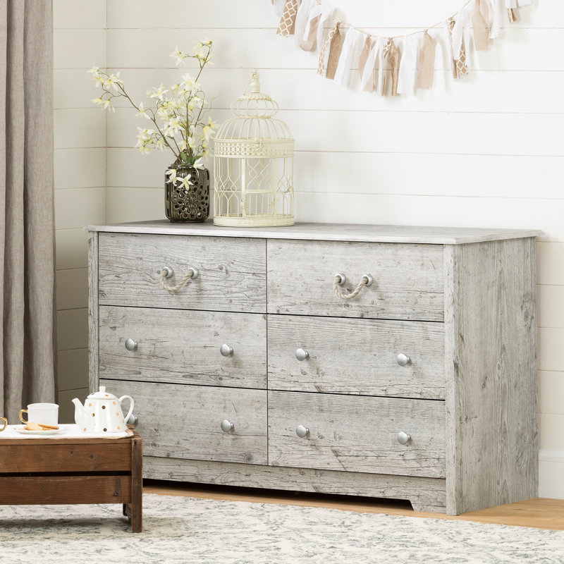 Commode 6 tiroirs Hoyer, Pin maritime