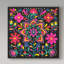 « floral fiesta iii », reproduction d’impression sur toile tendue-33418528
