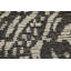 Tapis marocain noir et ivoire All-Over 6 x 9