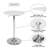 Bushrah Round Metal Base Dining Table-518183060-518183063