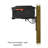 Kingston Aluminum Post Mounted Mailbox