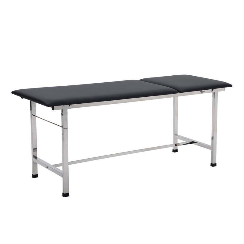 Lit-table pliable à dossier réglable, Noir, noir, noir, noir
