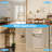 Pre-Cut Accent Wall Molding Kit,6-Frame Wainscoting Panels,Premade Wall Molding for Interior  Wall Décor,Accent Wall 