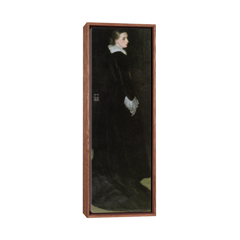 Print, 91.44 cm H x 30.48cm W x 4.445cm D, Classic Wood