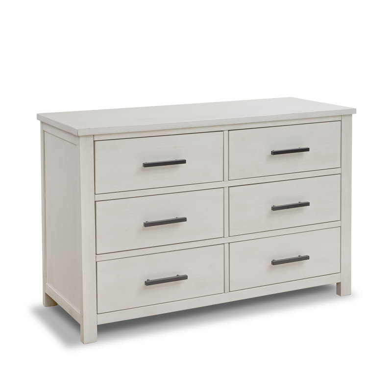 Commode double Sorelle Westley, Ivoire brossé