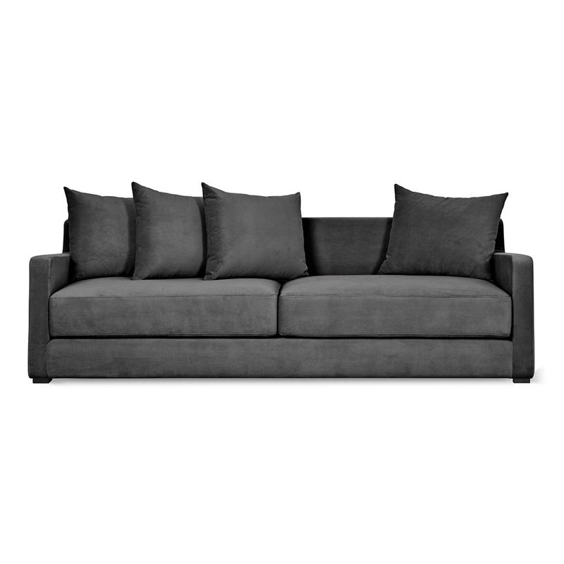 Flipside Performance Fabric Sofabed, Velvet Mercury Performance Velvet