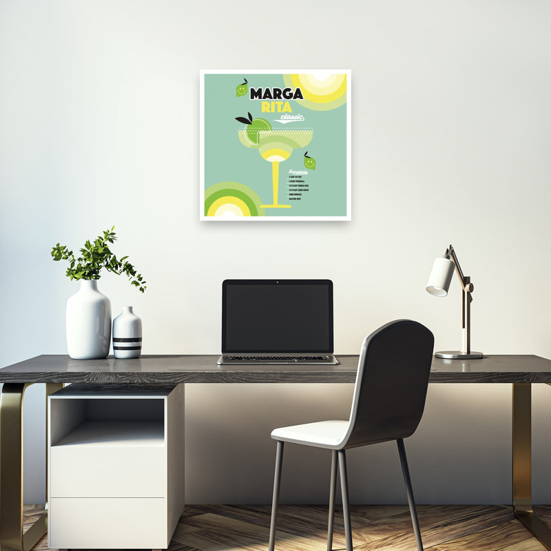 «Classic Margarita», impression d'art mural tropical classique, H 18 po x l 18 po